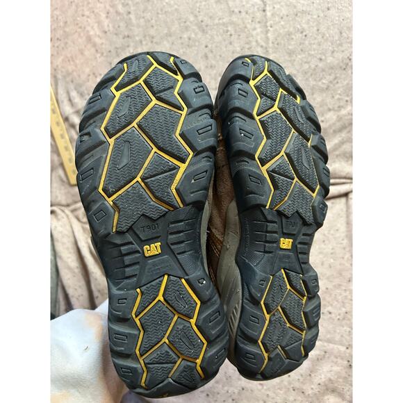 Women's Caterpillar Composite Toe Work Shoes 8.5 Good with some peeling - Picture 7 of 10